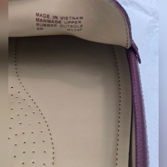 Michael Kors Fulton Driver Burgundy Loafers NIB - Picture 4 of 8
